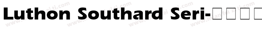Luthon Southard Seri字体转换
